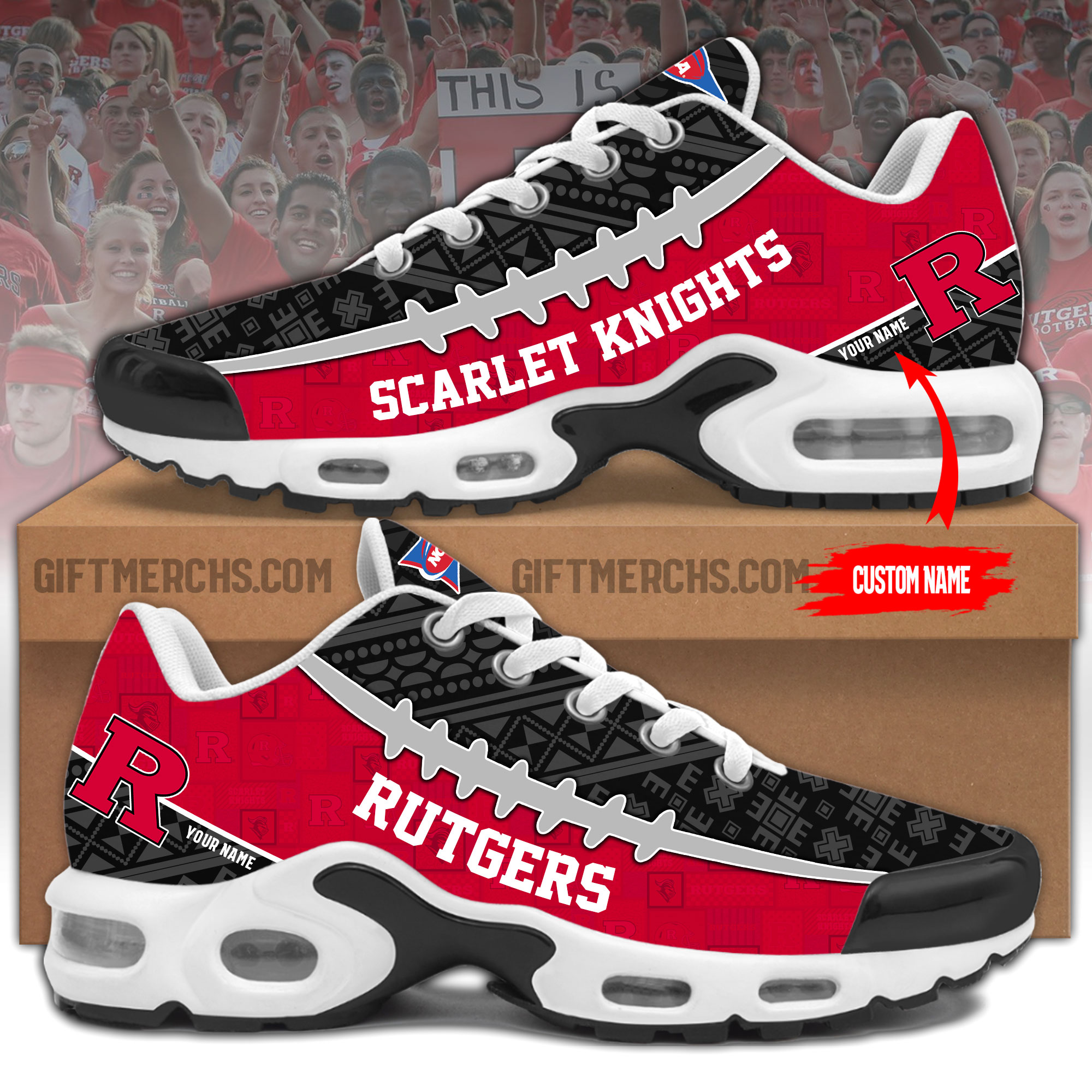 Rutgers Personalized Shoes  