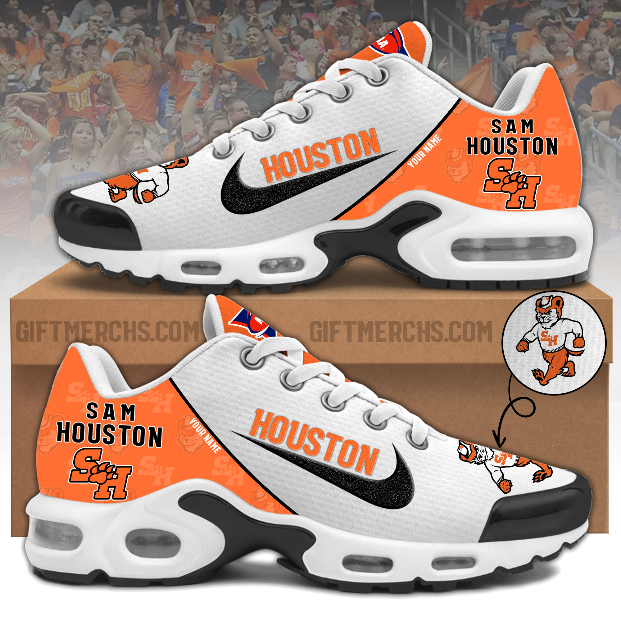 Sam Houston State Personalized Shoes  