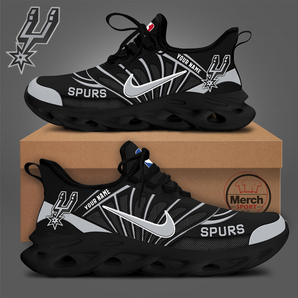 San Antonio Spurs Personalized Max Soul Shoes