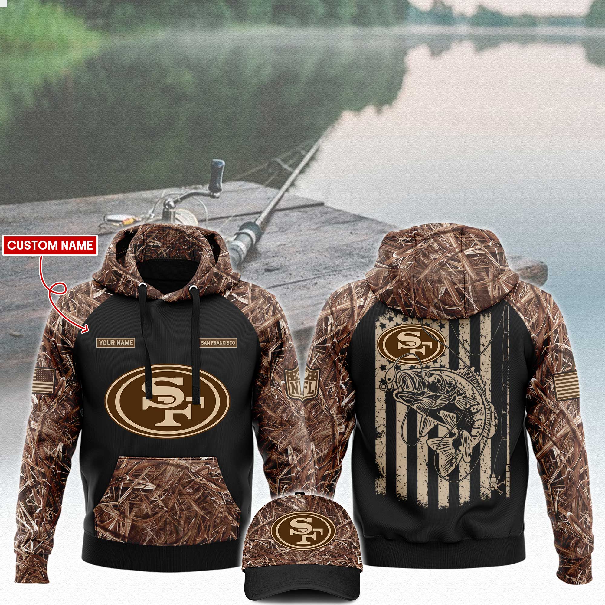 San Francisco 49ers x Hunting  Hoodie  s