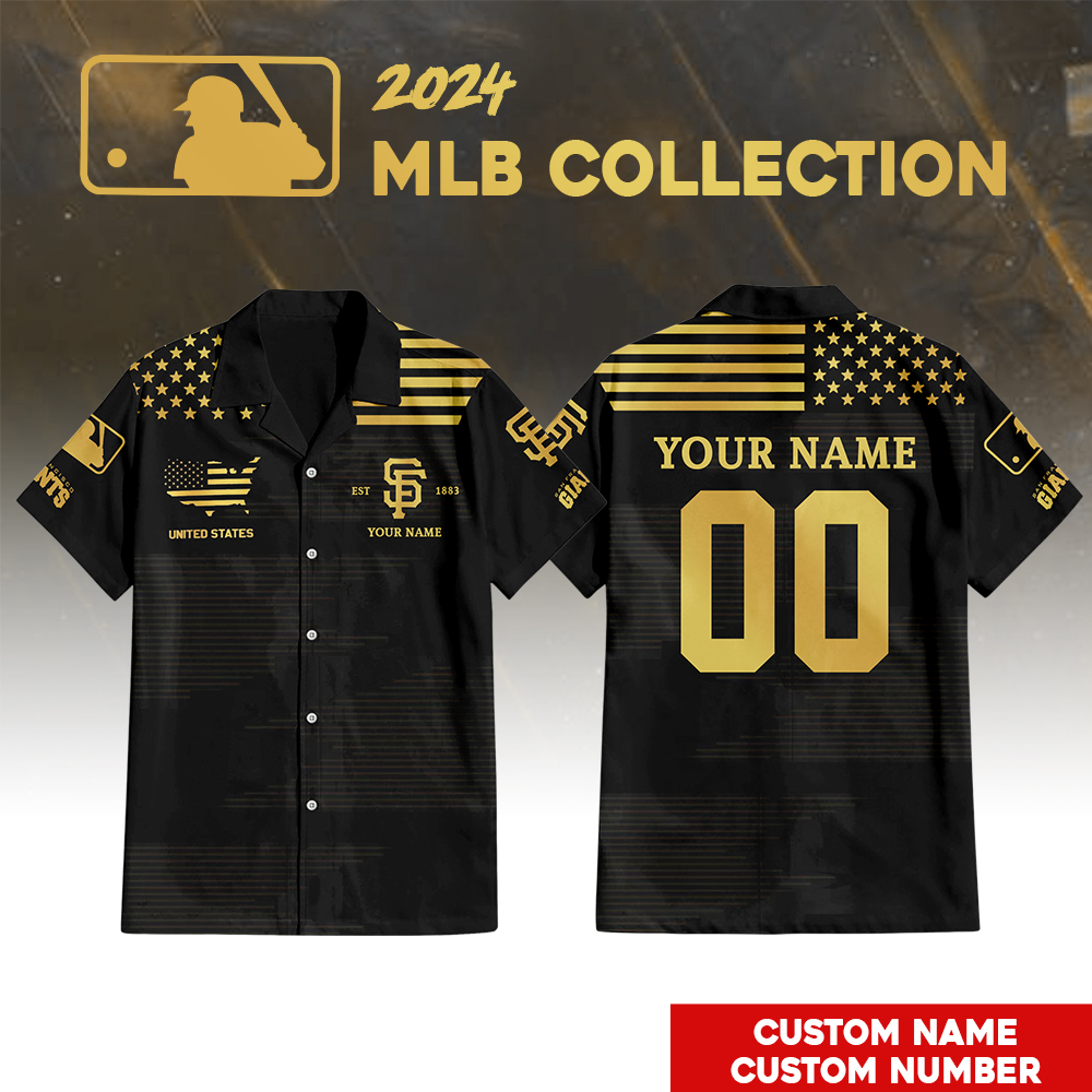 San Francisco Giants    Golden Hawaiian Shirt  