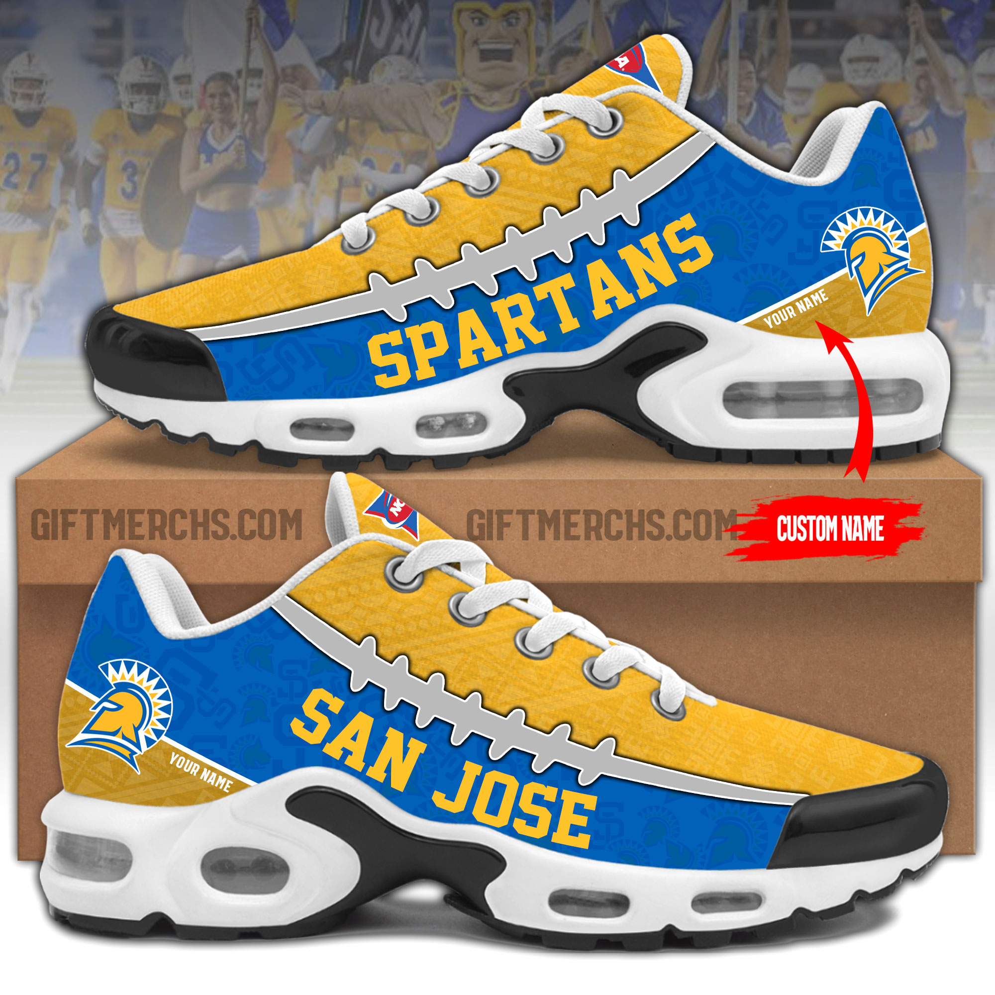 San Jose State Personalized Shoes  