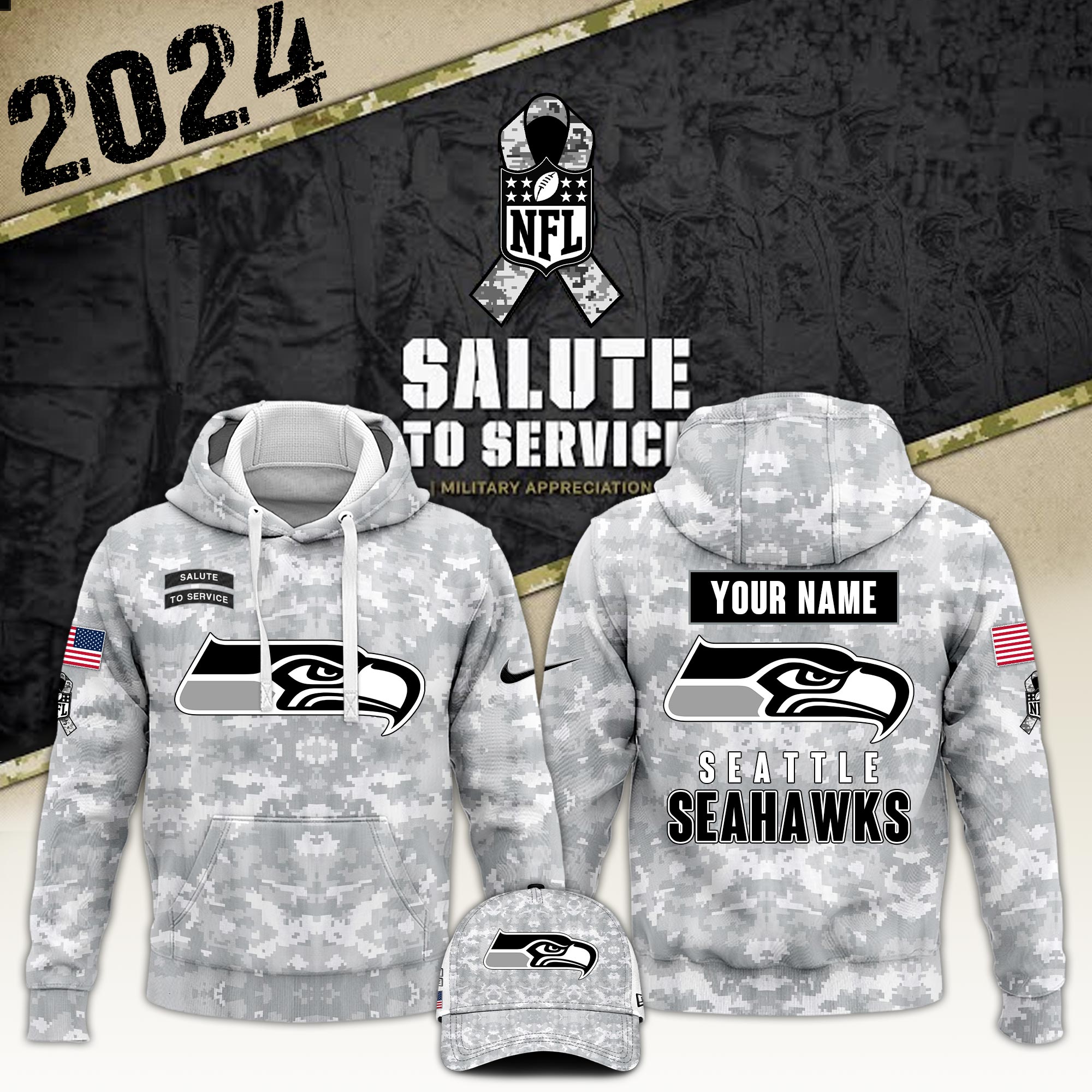 Seattle Seahawks   Hoodie