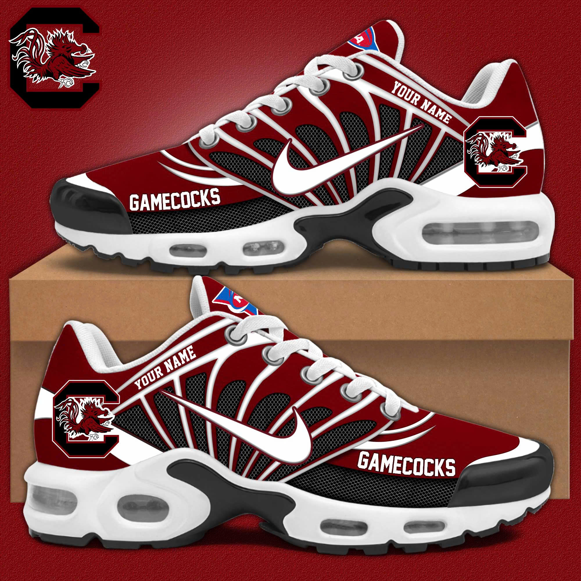 South Carolina Gamecocks  Air Max Plus Sneakers  