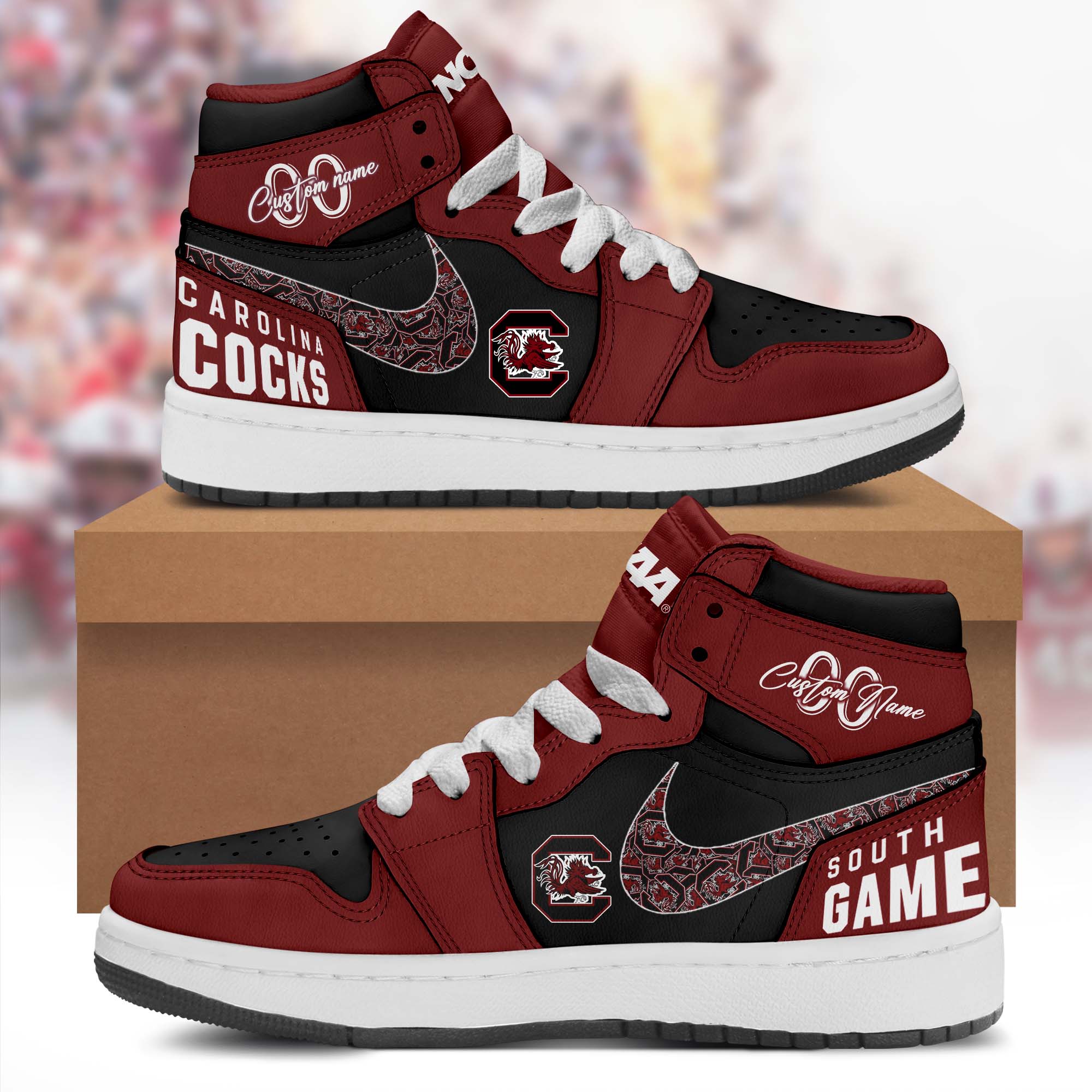 South Carolina Gamecocks Personalized Shoes  