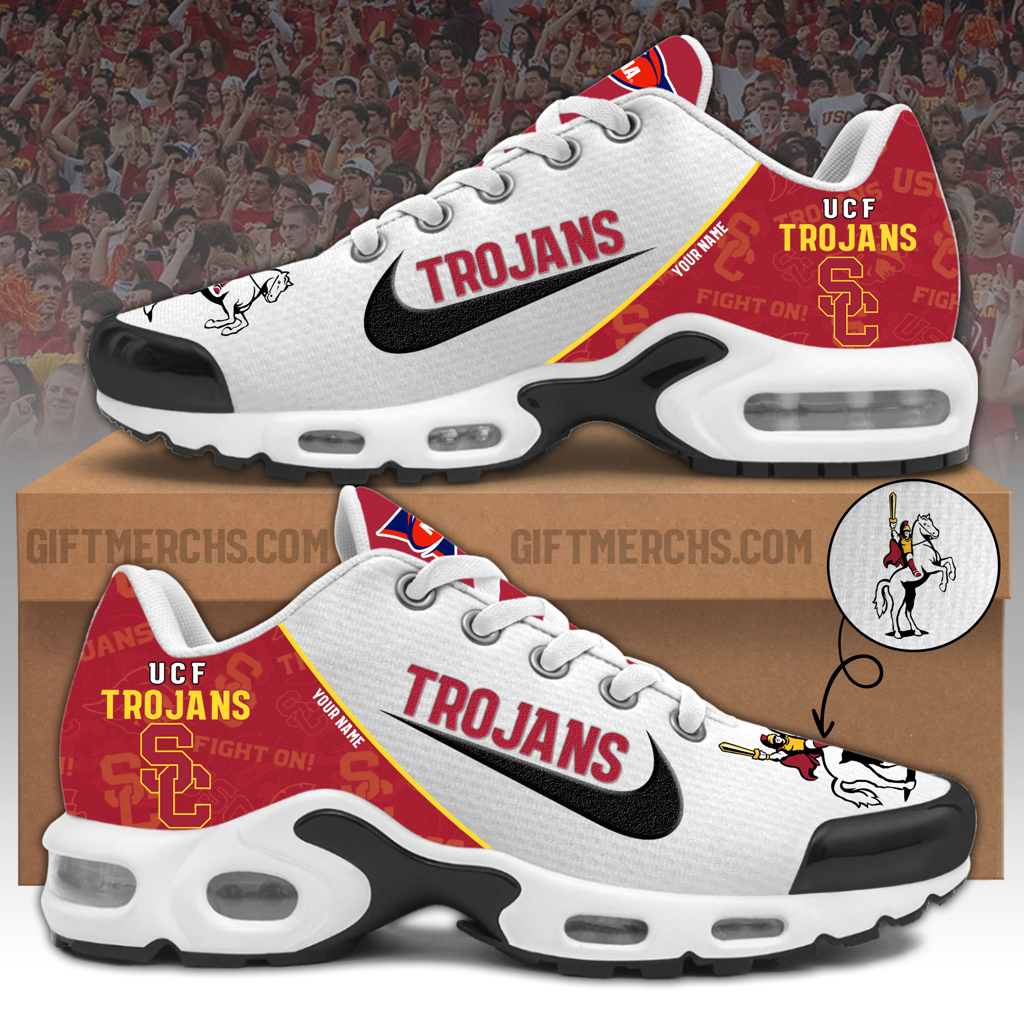 Southern Methodist  Air Max Plus Sneakers  