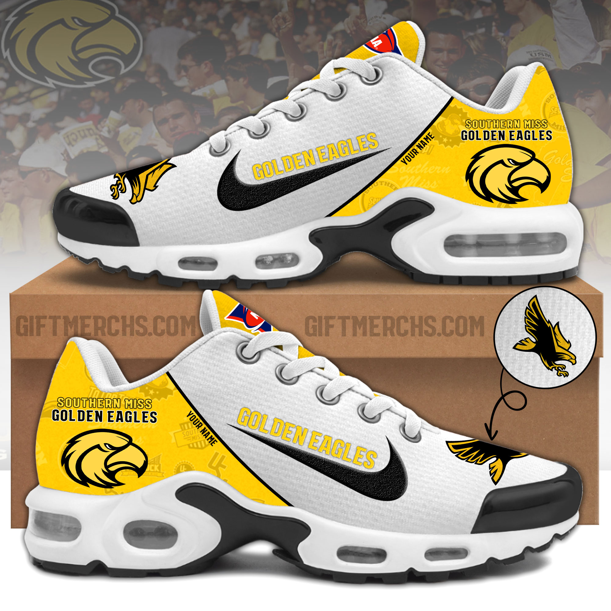 Southern Miss Personalized Shoes  