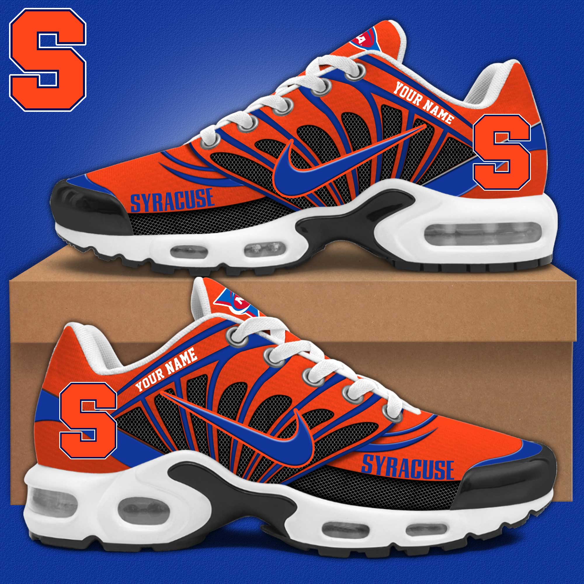 Syracuse Orange Personalized Shoes  