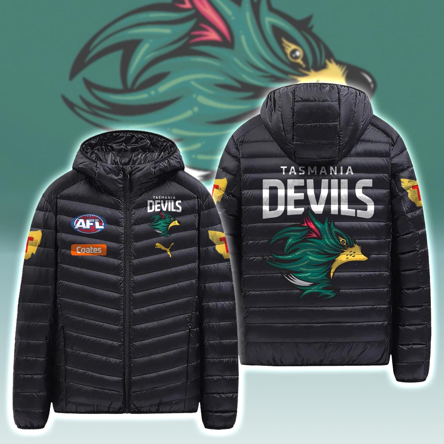 Tasmania Devils   AFL Sleeveless Jacket  