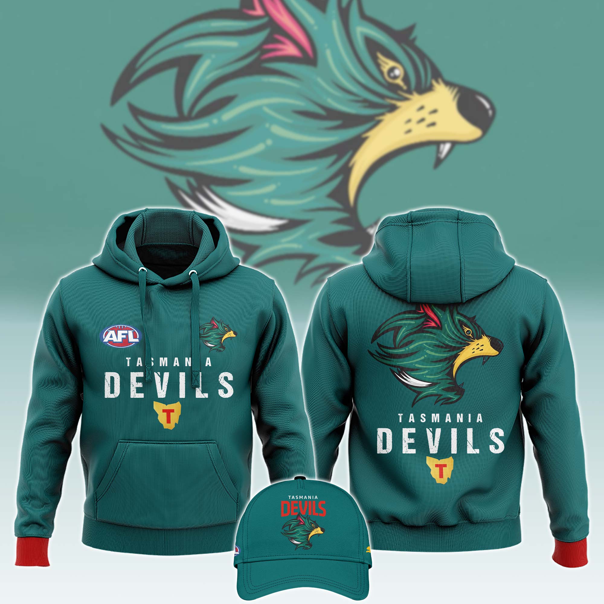 Tasmania Devils AFL  Fleece Casual  