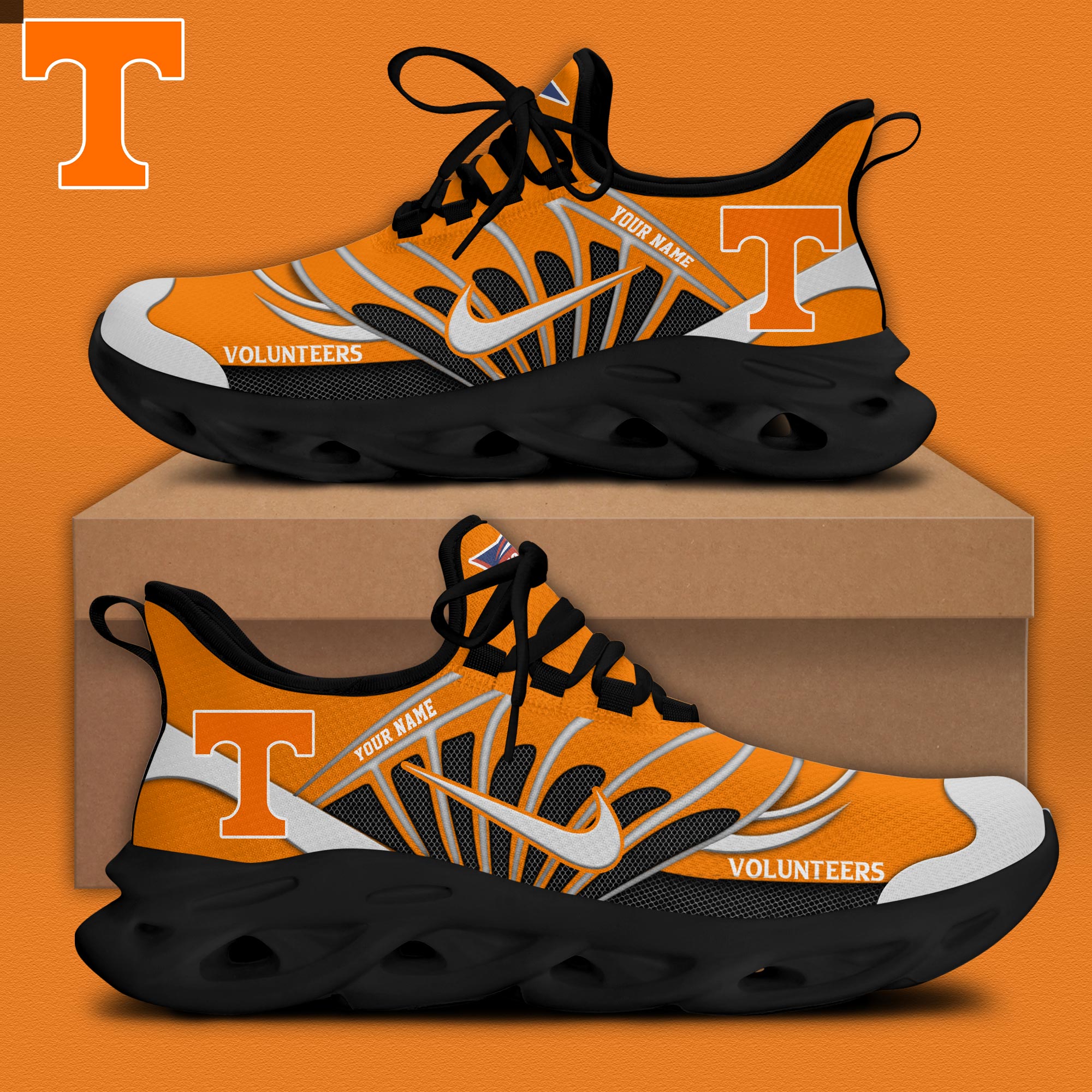 Tennessee Football Personalized Air Max Plus Sneakers
