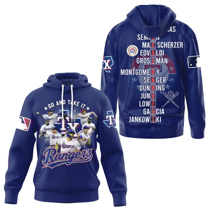 Texas Rangers Go And Take It | Hoodie T Shirt Zip Hoodie Sweatshirt