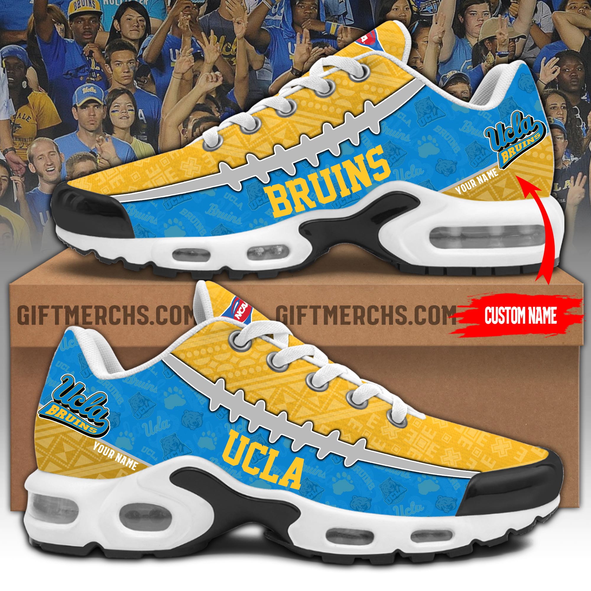 UCLA Bruins Personalized Shoes  
