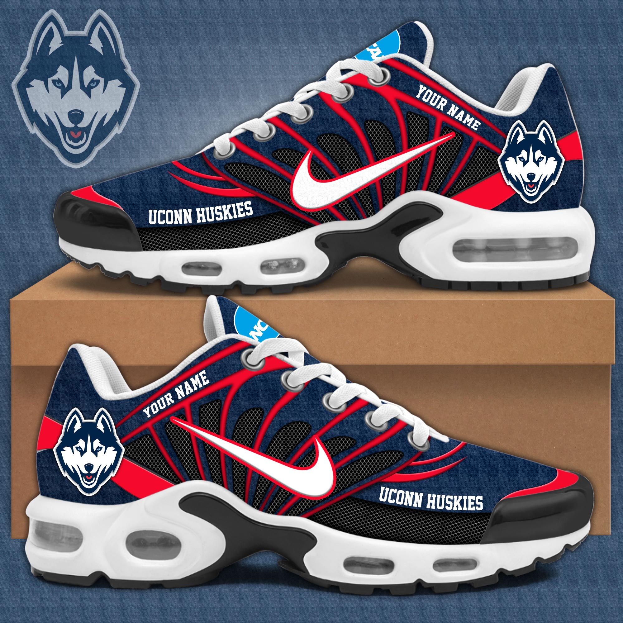 UConn Air Max Plus Sneakers