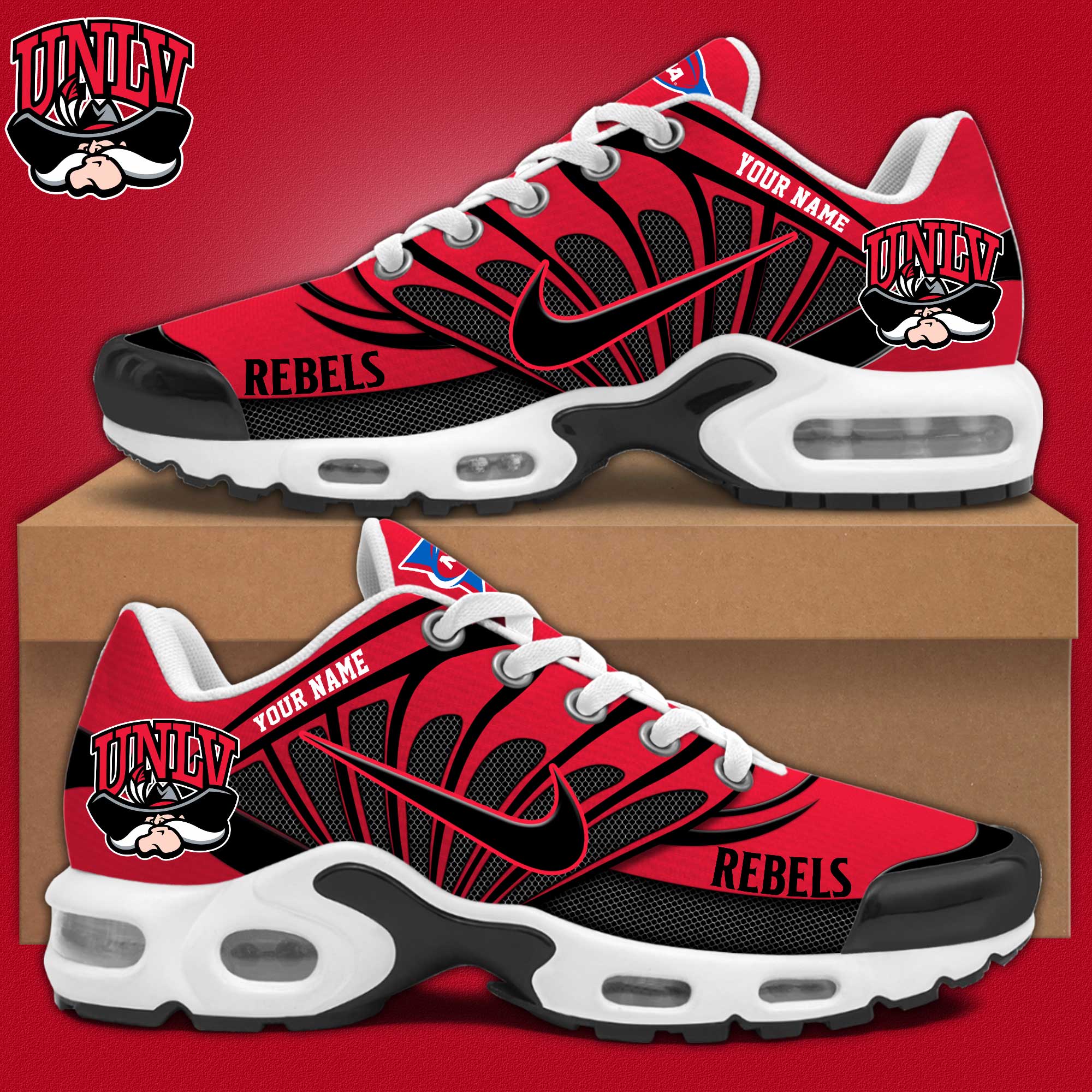 UNLV Rebels Personalized Shoes